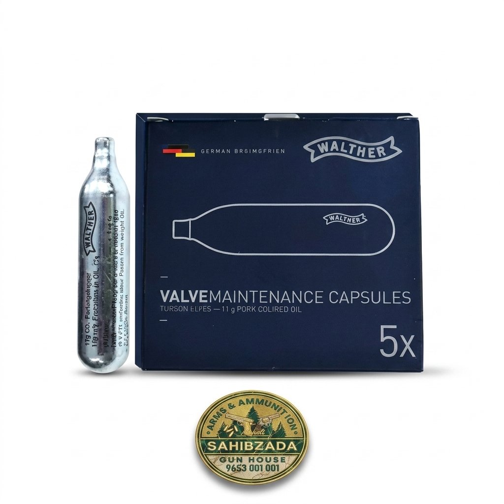 Walther 12 g Valve Maintenance Capsules (Pack of 5)