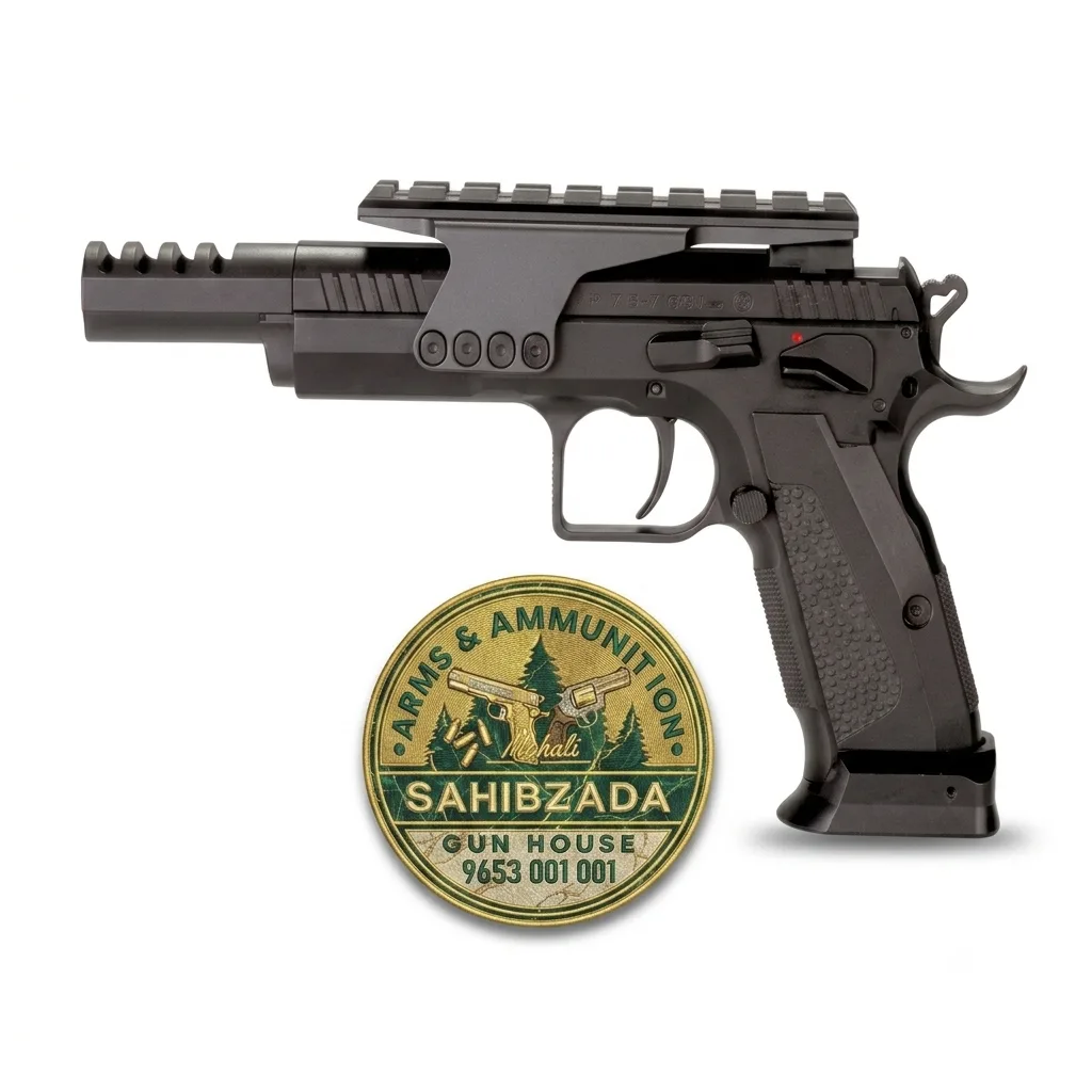 KWC 75 Competition CZ TS Czechmate Style .177 Cal CO2 BB Air Pistol At Airsoft Gun India