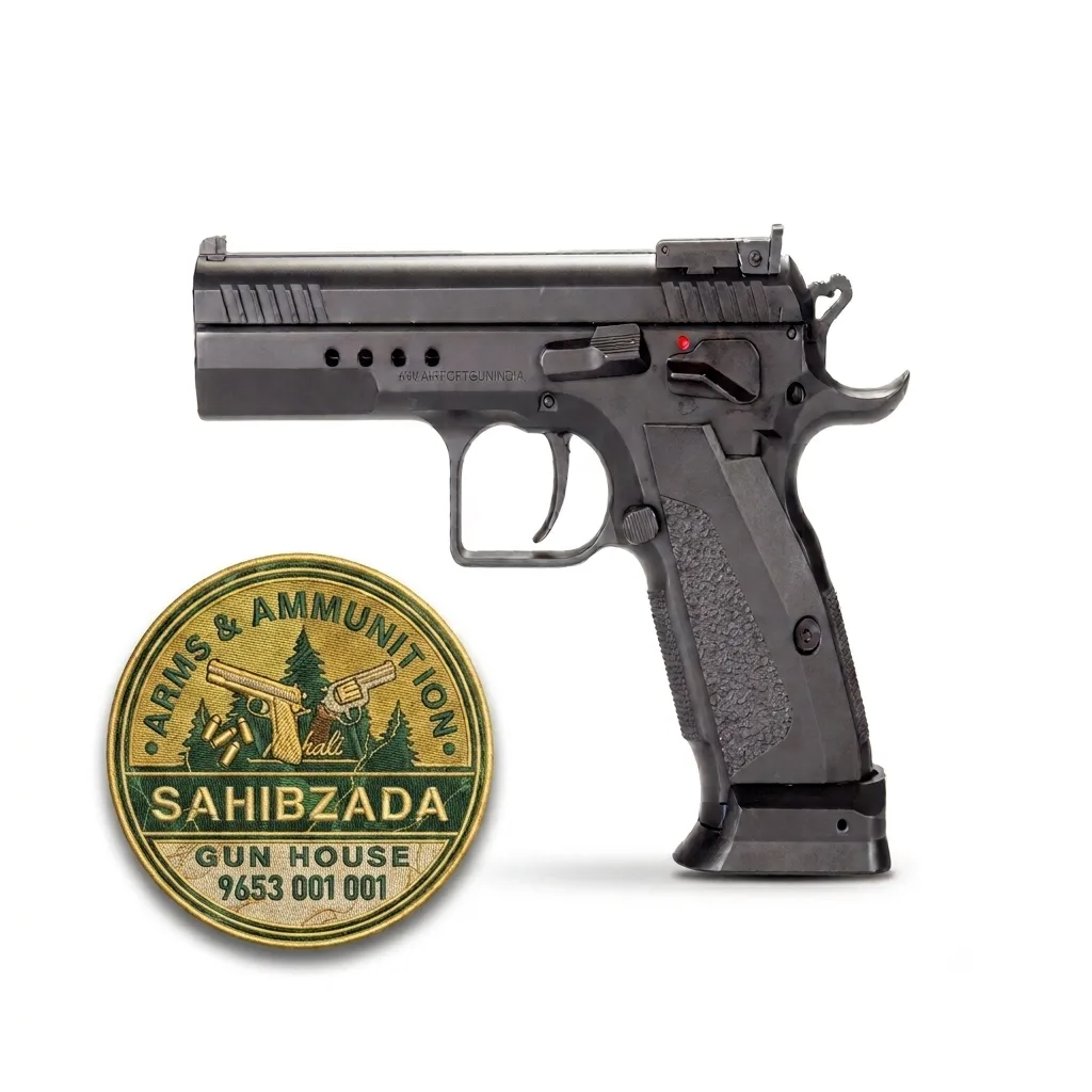 KWC CZ 75 Shadow Style .177 Cal CO2 BB Air Pistol At Airsoft Gun India