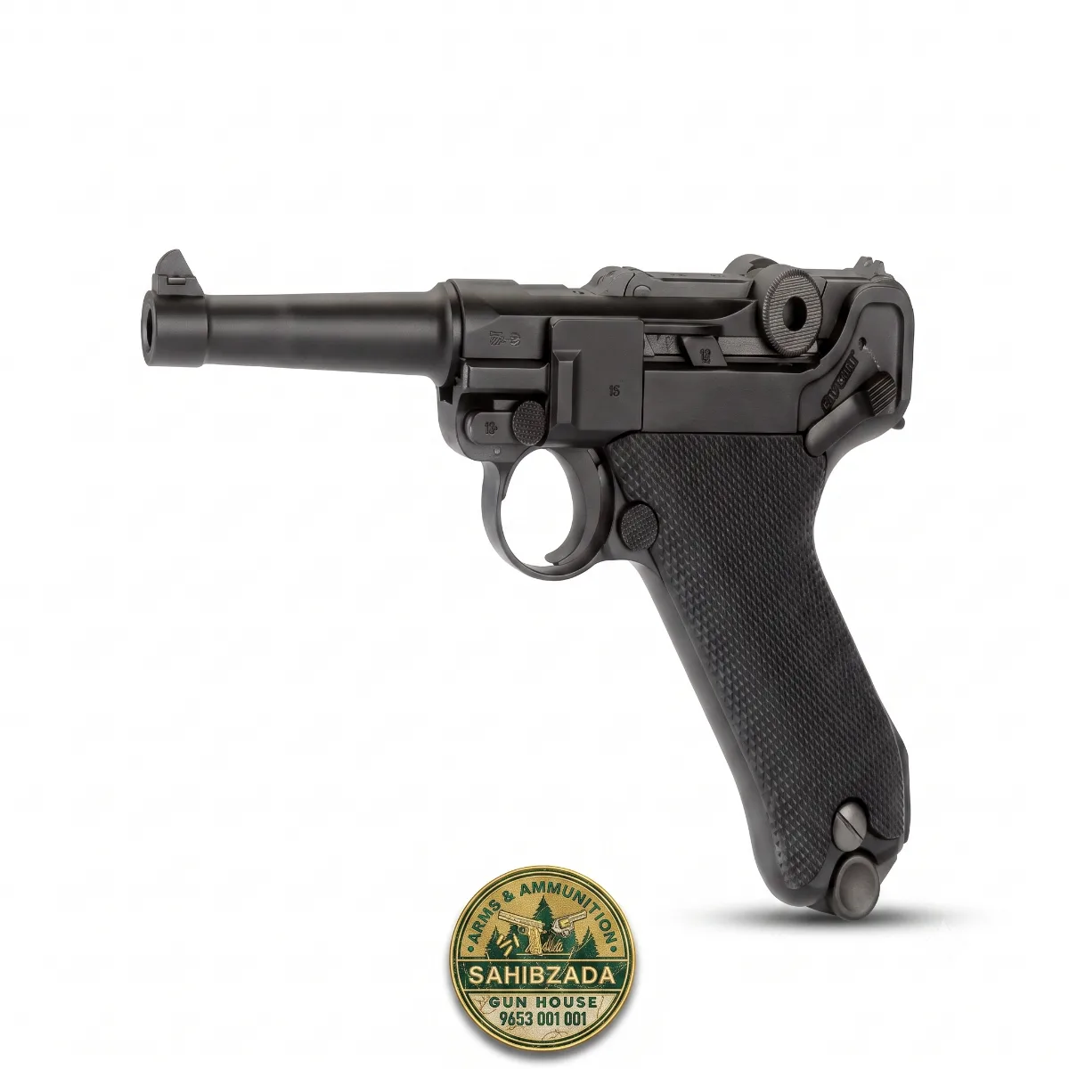 KWC P08 Luger .177CAL CO2 BB Air Pistol At Airsoft Gun India