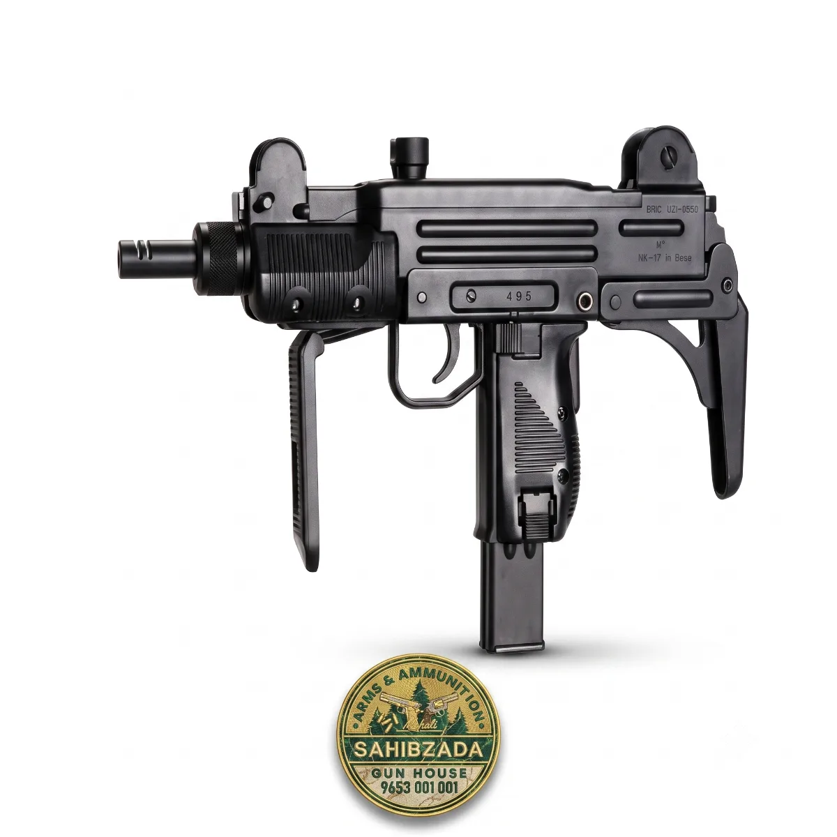 KWC SMG Uzi Style .177CAL CO2 BB Air Gun At Airsoft Gun India